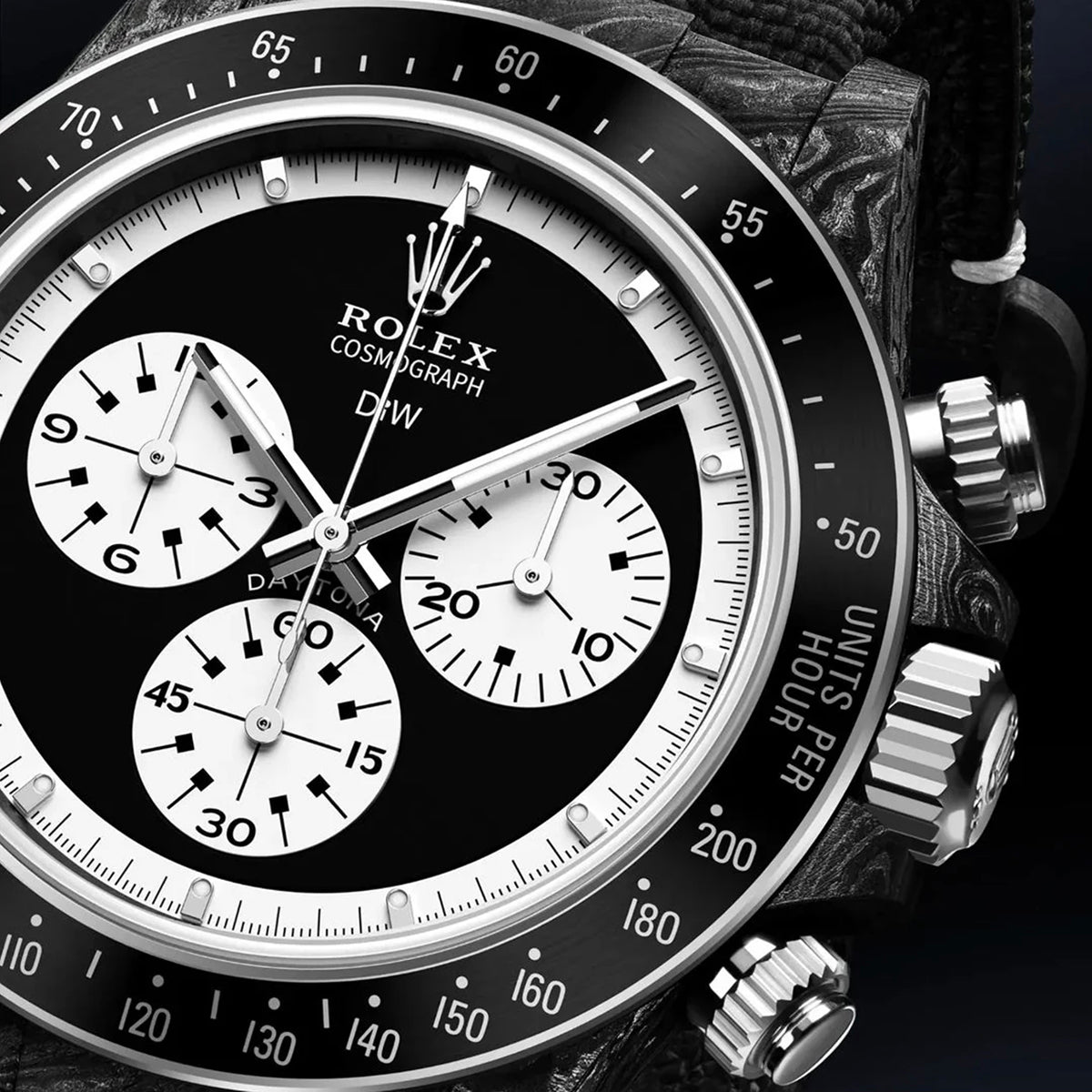 NTPT Carbon DiW Rolex Daytona PAUL NEWMAN BLACK SC 碳纖維 勞力士地通拿 | WORLDTIMER