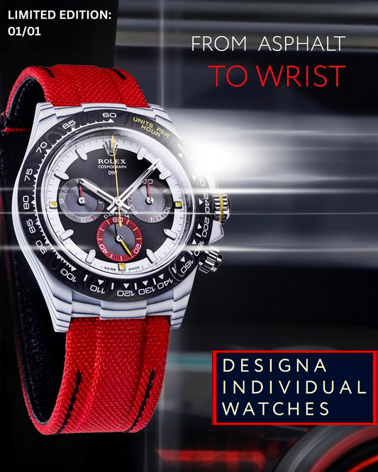Unique CarboQuartz Rolex DiW Daytona QUANTUM RACER 碳纖勞力士 DiW 地通拿 40毫米訂製腕錶 | WORLDTIMER