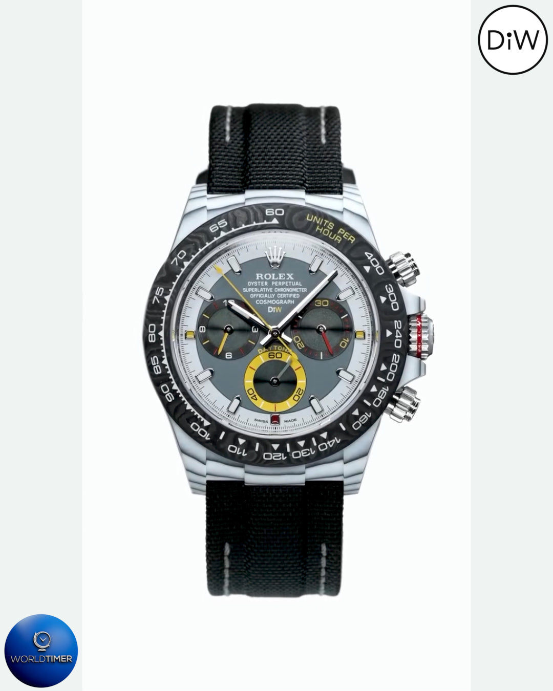 The Ultimate Racing Inspired Rolex DiW Daytona 全球最快的 DiW 勞力士 地通拿 賽車手錶 | WORLDTIMER