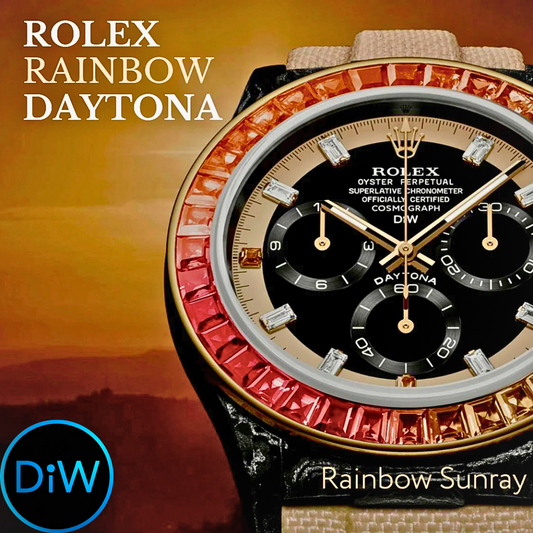 DiW Rolex Daytona RAINBOW SUNRAY DiW 劳力士彩虹迪 | WORLDTIMER