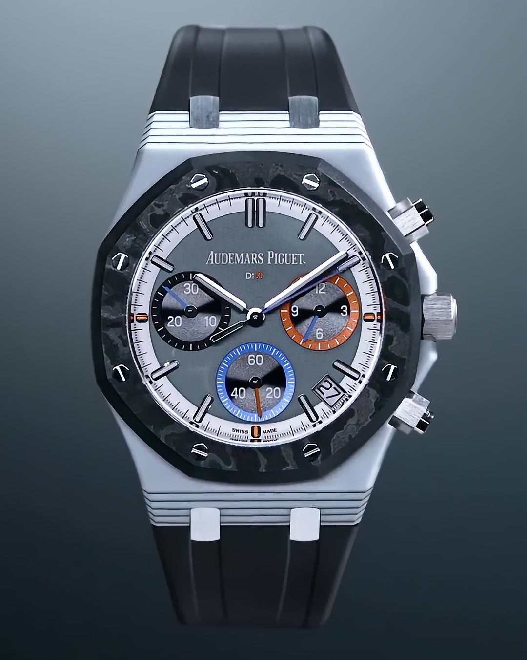 The Ultimate Quartz Fiber Royal Oak Chronograph 26240 终极皇家橡树计时码表 26240：DiW 石英纤维 RO RACER | WORLDTIMER