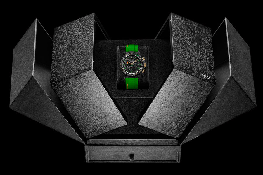 DiW ALL CARBON LIME Rolex Daytona 勞力士地通拿 碳纖維 | WORLDTIMER