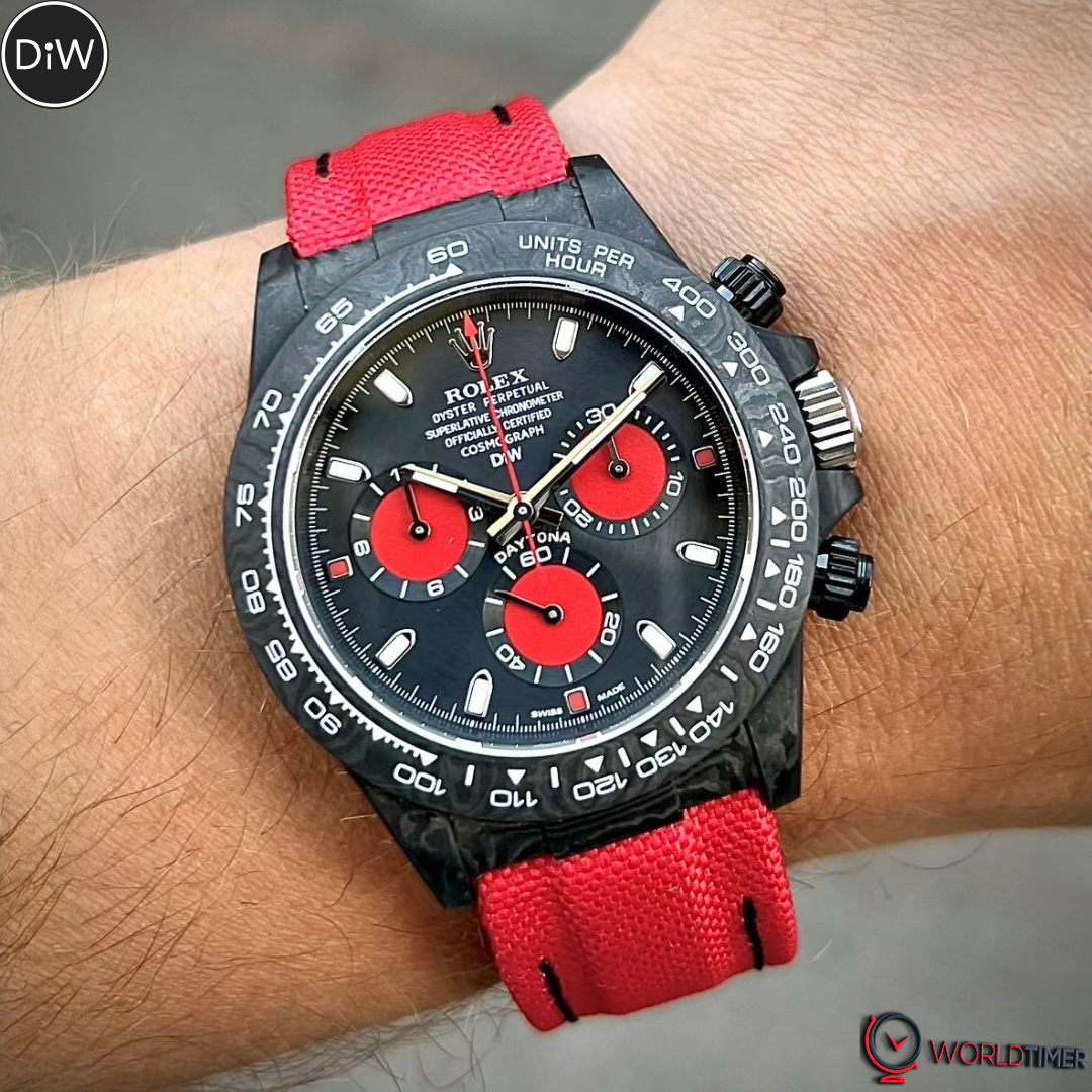 Rolex DiW Daytona “CARBON RED UNIQUE" 碳纖 勞力士 地通拿 | WORLDTIMER