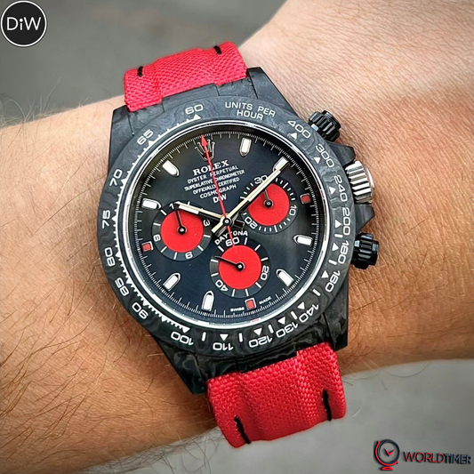 Rolex DiW Daytona “CARBON RED UNIQUE" 碳纖 勞力士 地通拿 | WORLDTIMER