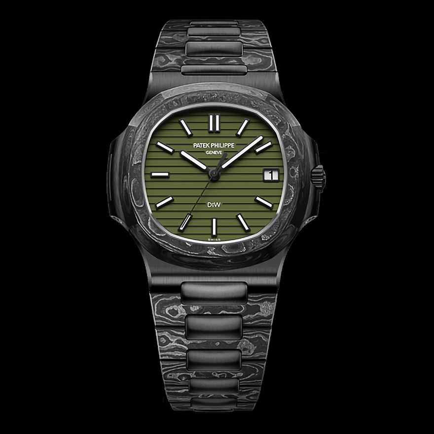 DiW Patek Nautilus 5711 BLACK GRAIL KHAKI (Retail: €179 990)
