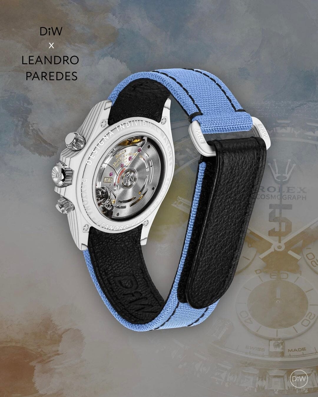Rolex DiW Daytona LEANDRO PAREDES Diamond Bezel | WORLDTIMER