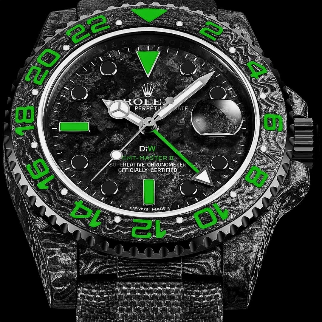 NTPT 碳纖 DiW 勞力士 格林尼治型II STINGER | WORLDTIMER