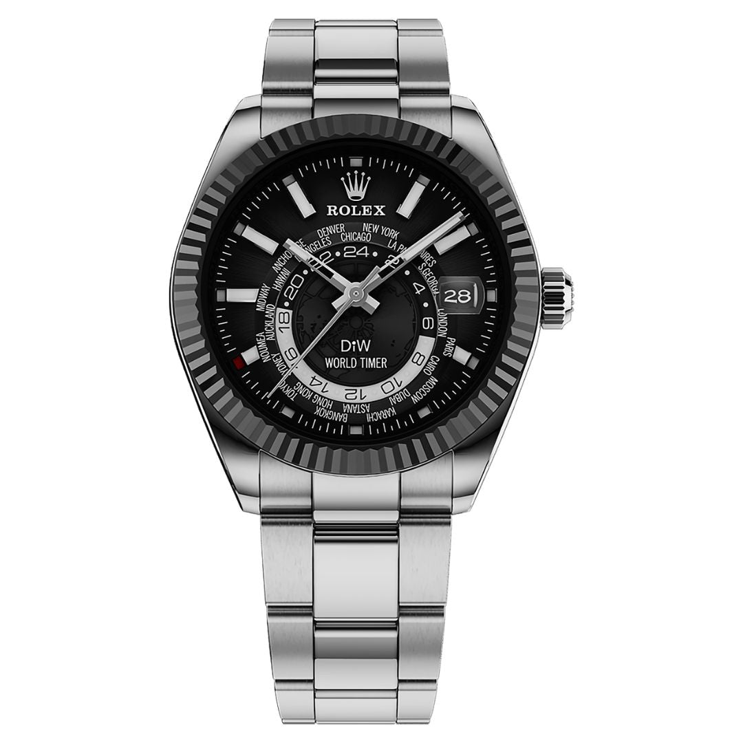 DiW Rolex Sky Dweller 326934 STEEL Black Dial (Retail: €42 990)