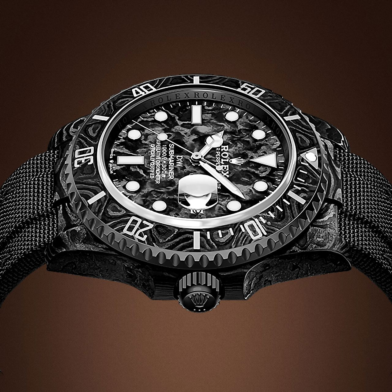 DiW Rolex Submariner "ALL CARBON BLACK" (Retail: €42 990)