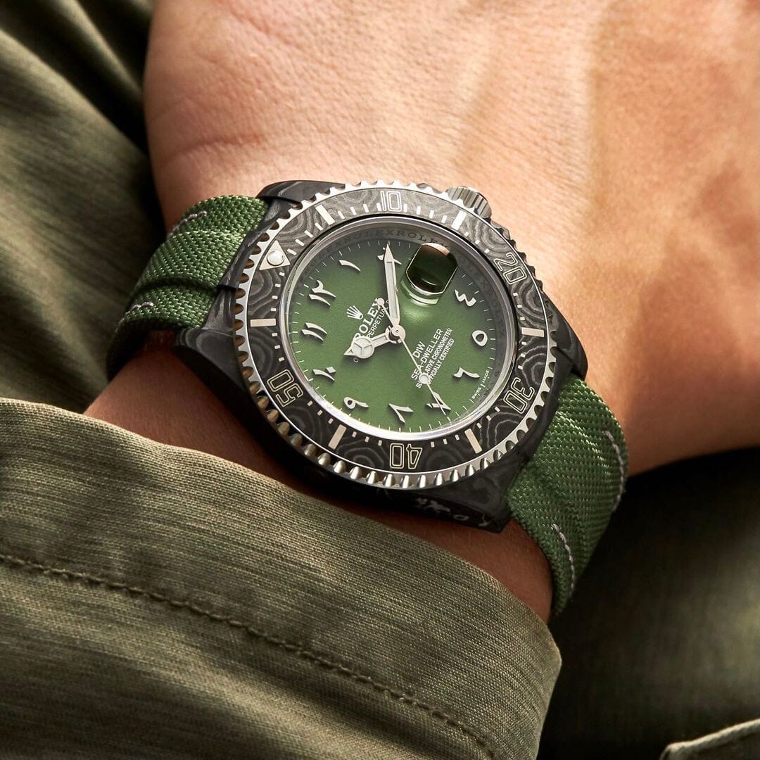 NTPT Carbon DiW Rolex Sea Dweller 43 "HUNTER ARABIC" (Retail: €43 990)