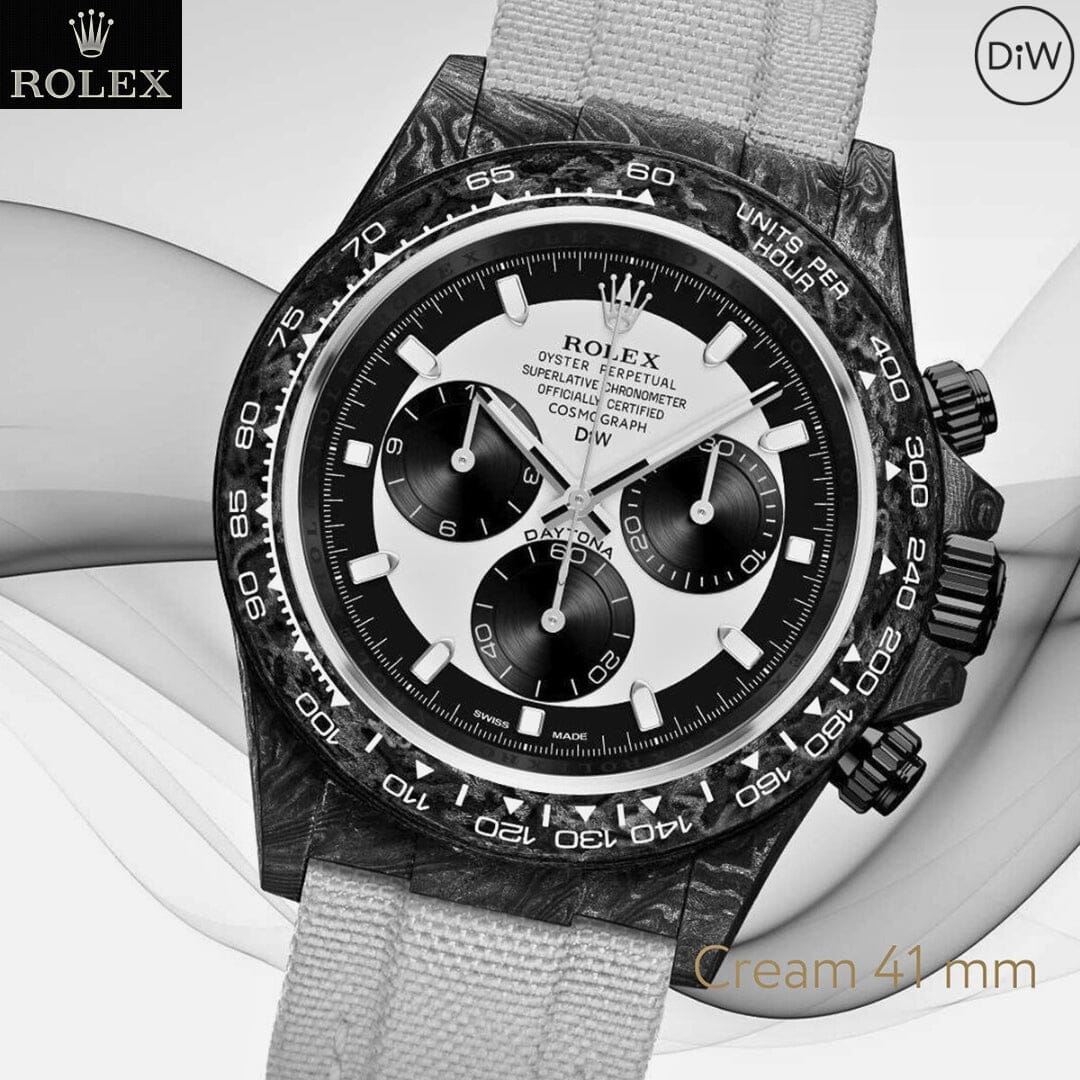 NTPT Carbon Rolex DiW Daytona CREAM 41mm 勞力士 地通拿 41毫米 | WORLDTIMER