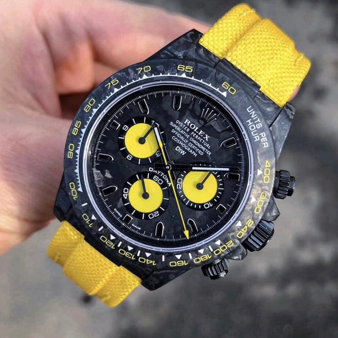 NTPT Carbon Rolex DiW Daytona LEMON EDITION 碳纤 劳力士 迪通拿 | WORLDTIMER