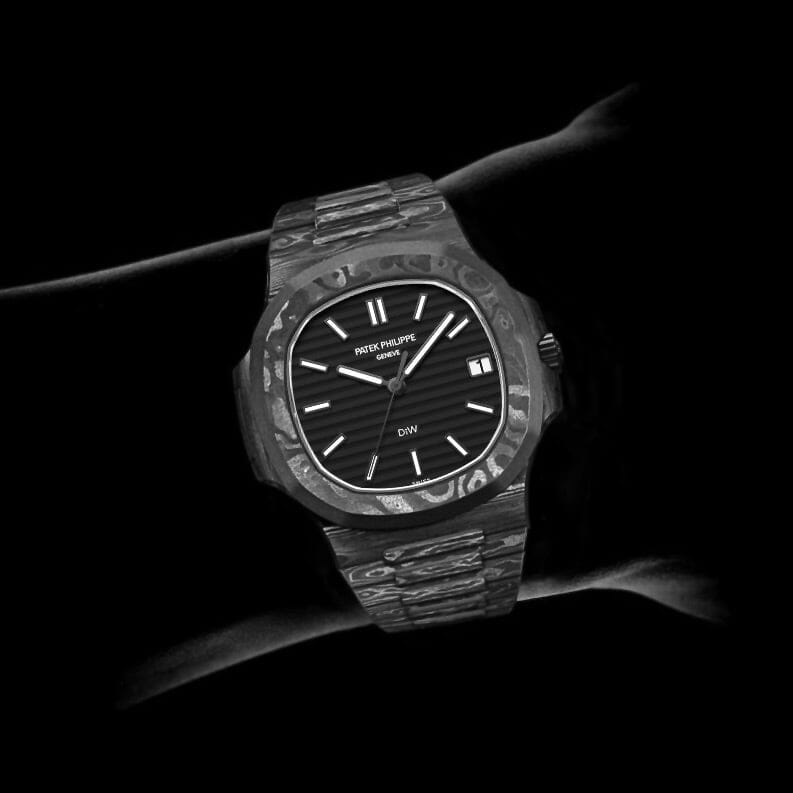 Patek Philippe Nautilus DiW ALL CARBON BLACK Black Grail | WORLDTIMER