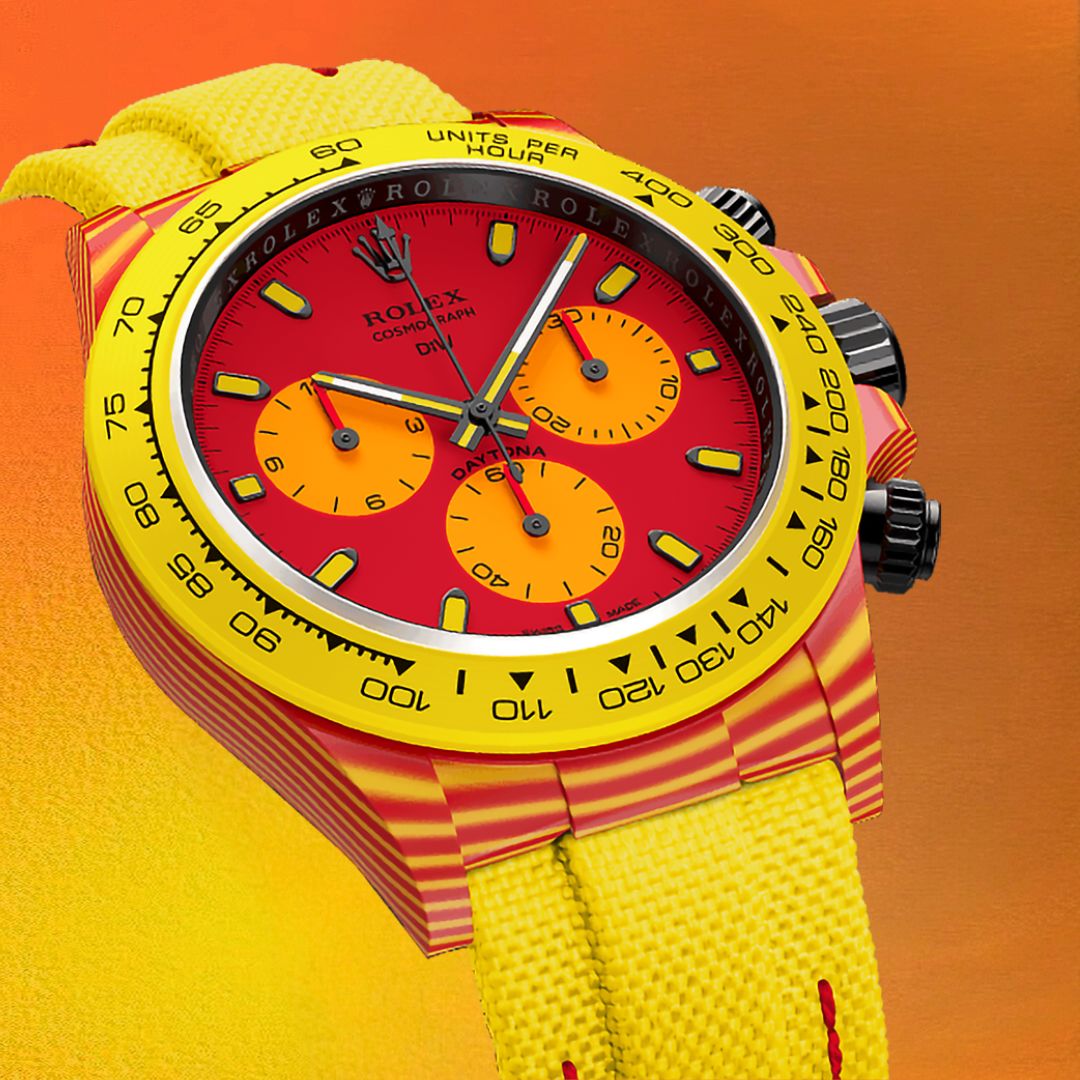 Quartz Fiber Rolex DiW Daytona VOLCANO (Retail: €61 990)