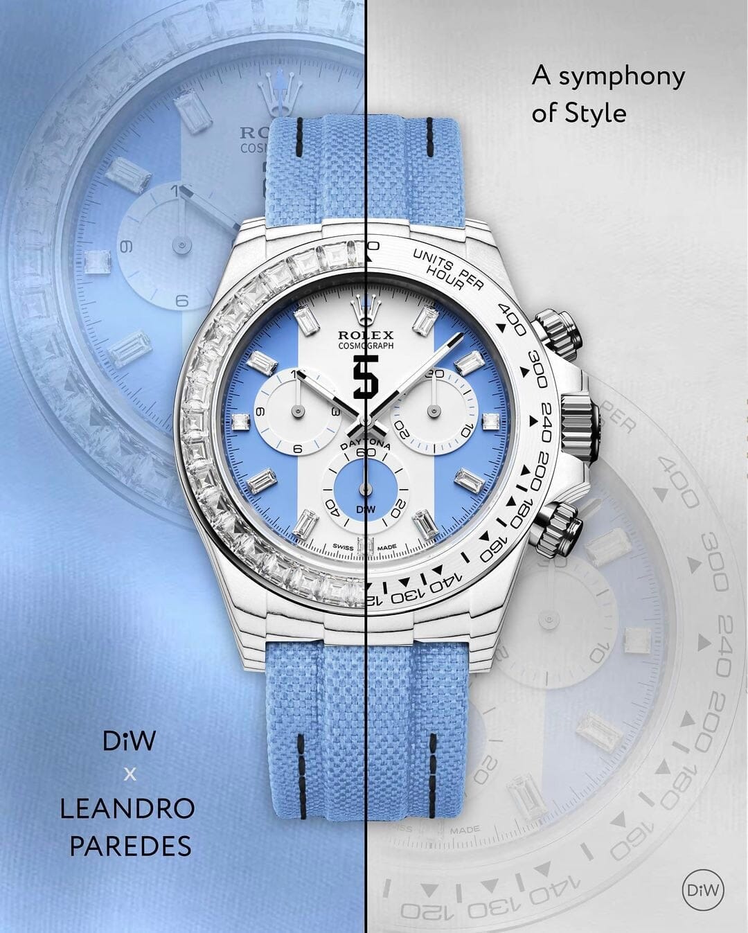 Rolex Daytona DiW x LEANDRO PAREDES V2 勞力士地通拿 DiW | WORLDTIMER