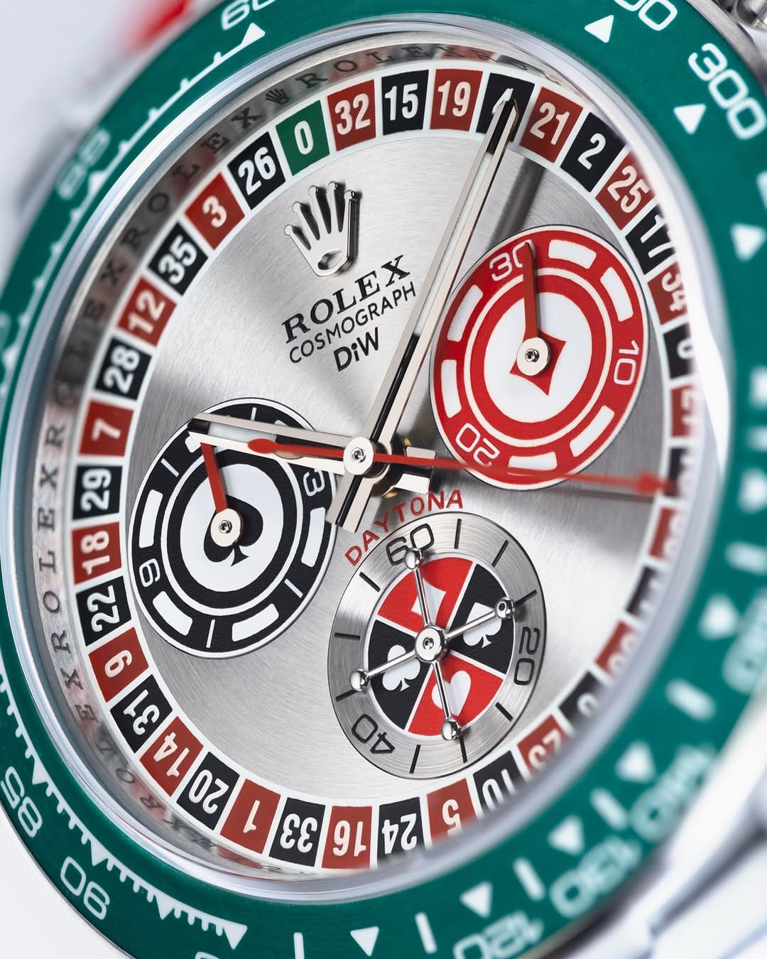 DiW Rolex Daytona "LUCKY PLAYER QF", Fully Made by Quartz Fiber (QF) 全石英纤维 劳力士DiW 迪通拿 | WORLDTIMER