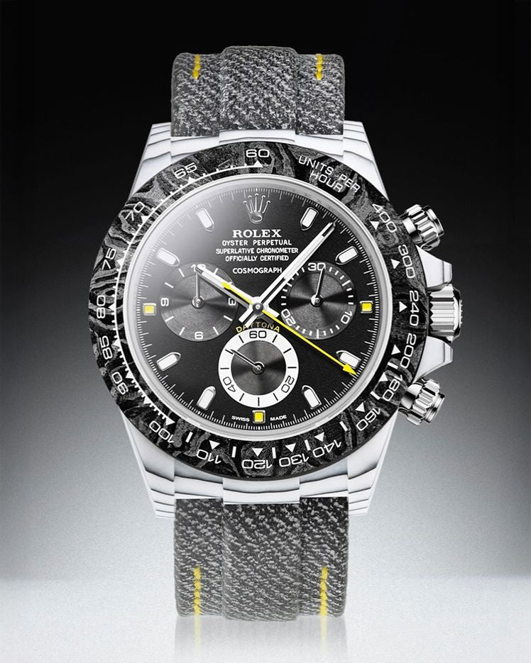 UNIQUE CarboQuartz Rolex DiW Daytona STRIKER (Retail: €61 990)