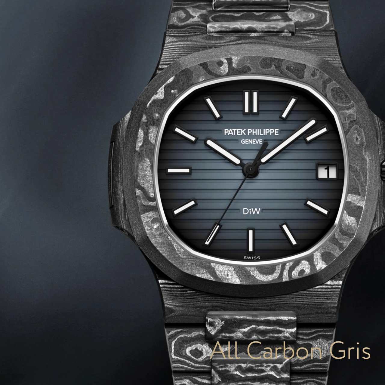 DiW 百達翡麗 金鷹5711 ALL CARBON GRIS | WORLDTIMER