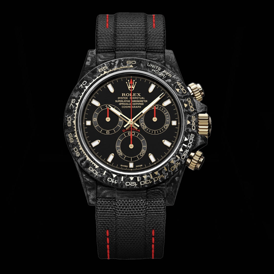 NTPT Carbon Rolex DiW Daytona OG BLACK 勞力士地通拿 DiW | WORLDTIMER
