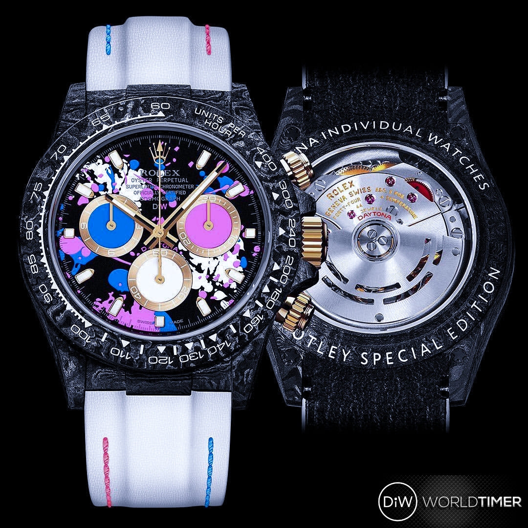 NTPT Carbon Rolex DiW Daytona MOTLEY LADY UNIQUE 勞力士 地通拿 | WORLDTIMER