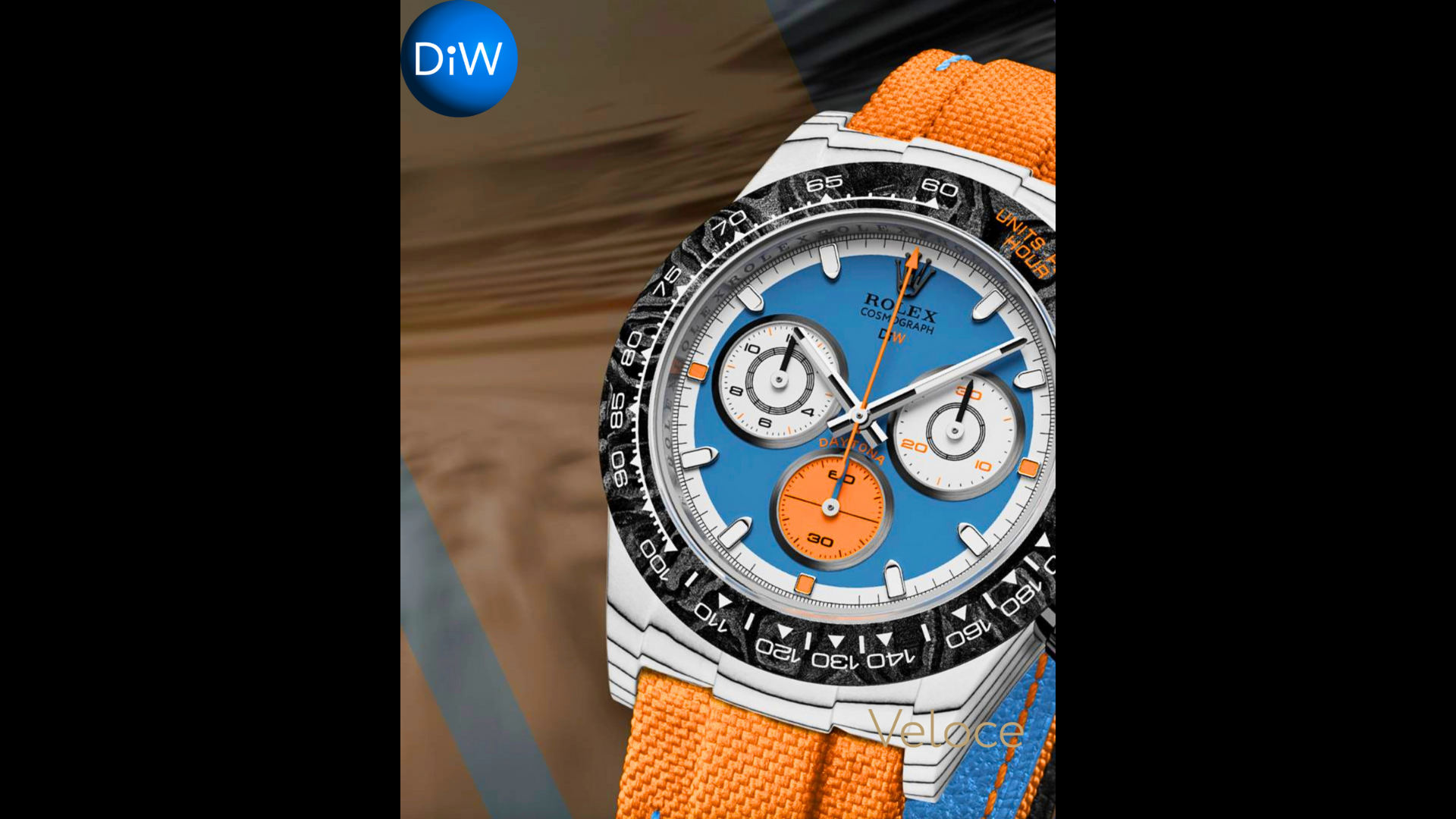 CarboQuartz Rolex DiW Daytona VELOCE | 以精確和優雅重新定義時的 勞力士 地通拿 | WORLDTIMER
