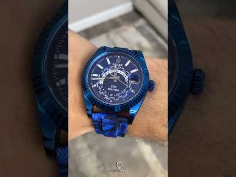 DiW Rolex Sky Dweller BLUE DLC 326934 | WORLDTIMER