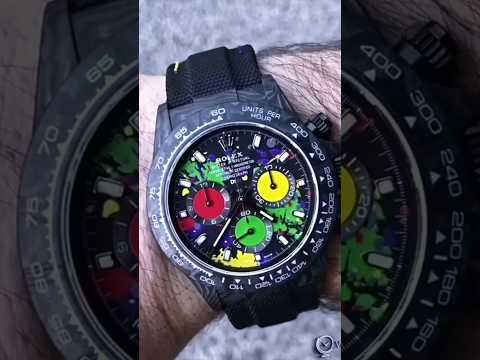 NTPT Carbon DiW Rolex Daytona MOTLEY 41mm 劳力士 迪通拿 | WORLDTIMER