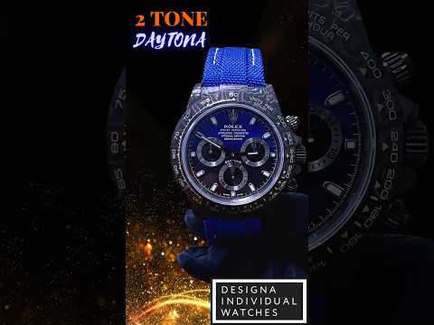 UNIQUE Two Tone Rolex Carbon Daytona【DiW】獨一無二雙色錶面 勞力士DiW 碳纖維地通拿 | WORLDTIMER