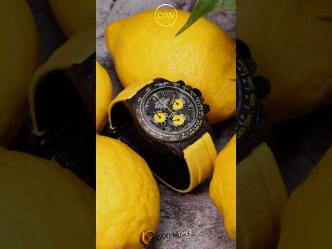 NTPT Carbon Rolex DiW Daytona LEMON EDITION 勞力士 地通拿 DiW | WORLDTIMER