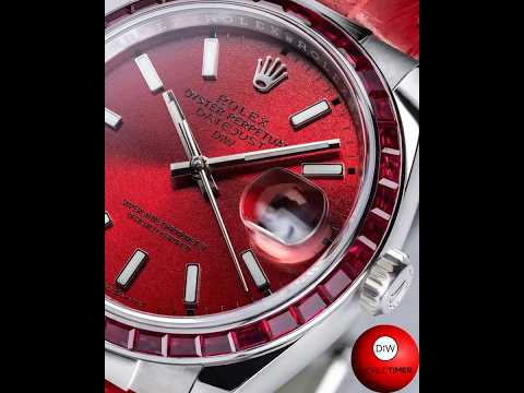 DiW Ruby Rolex Datejust 36mm 獨一無二 DiW 紅寶石 勞力士 日誌型 36mm | WORLDTIMER