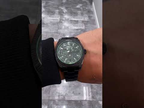 DiW Rolex Milgauss AVIATOR Green Gaussian Watch | WORLDTIMER