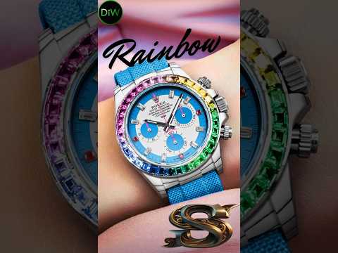 DiW Rolex Daytona RAINBOW S CarboQuartz 全球限量3支 石英纖維勞力士 彩虹迪 | WORLDTIMER