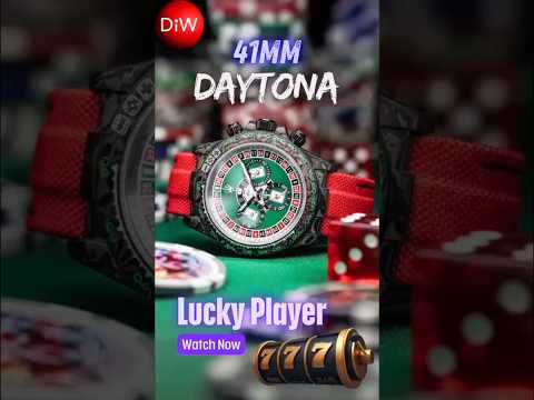 DiW 41mm Rolex Daytona LUCKY PLAYER CASINO 41mm 勞力士 碳纖 地通拿 | WORLDTIMER
