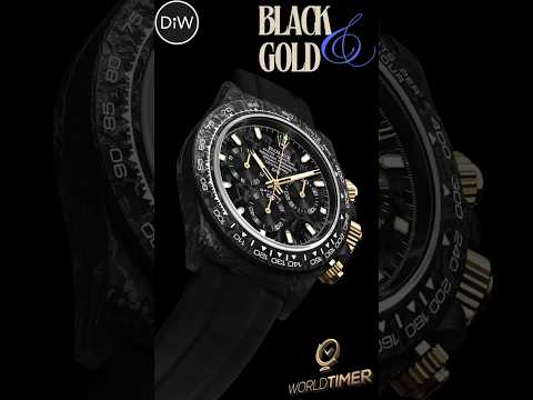 NTPT Carbon DiW Rolex Daytona BLACK & GOLD 碳纖 勞力士地通拿 | WORLDTIMER