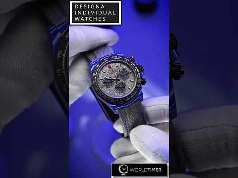 DiW Rolex Liquid Titanium Dial Daytona CarboQuartz 挑戰物理極限的 勞力士地通拿 - 液態鈦金屬的奇蹟 | WORLDTIMER