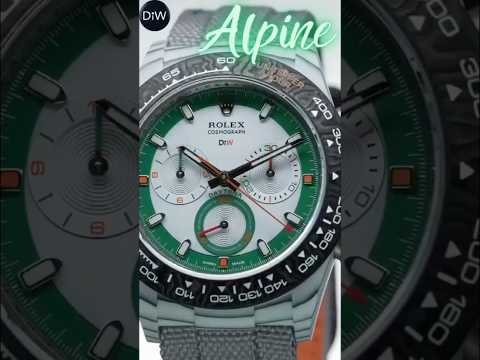 GOLFER'S ULTIMATE TIMEPIECE: DiW ROLEX DAYTONA with Stunning Alpine Design! 劳力士 DiW 迪通拿：高尔夫爱好者的完美手表，拥有阿尔卑斯風格 | WORLDTIMER