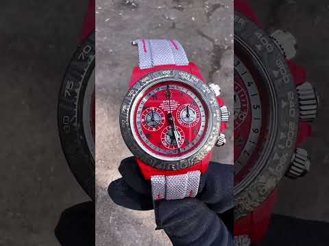 DiW Rolex Daytona AVIA RED Quartz Fiber 勞力士地通拿 | WORLDTIMER