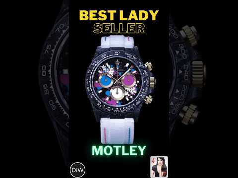NTPT Carbon Rolex DiW Daytona MOTLEY LADY UNIQUE 勞力士 地通拿 女士錶 | WORLDTIMER