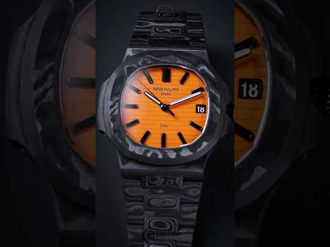 Patek Philippe Nautilus 5711 DiW ALL CARBON BLACK Orange Dial 金鷹5711 百達翡麗 | WORLDTIMER