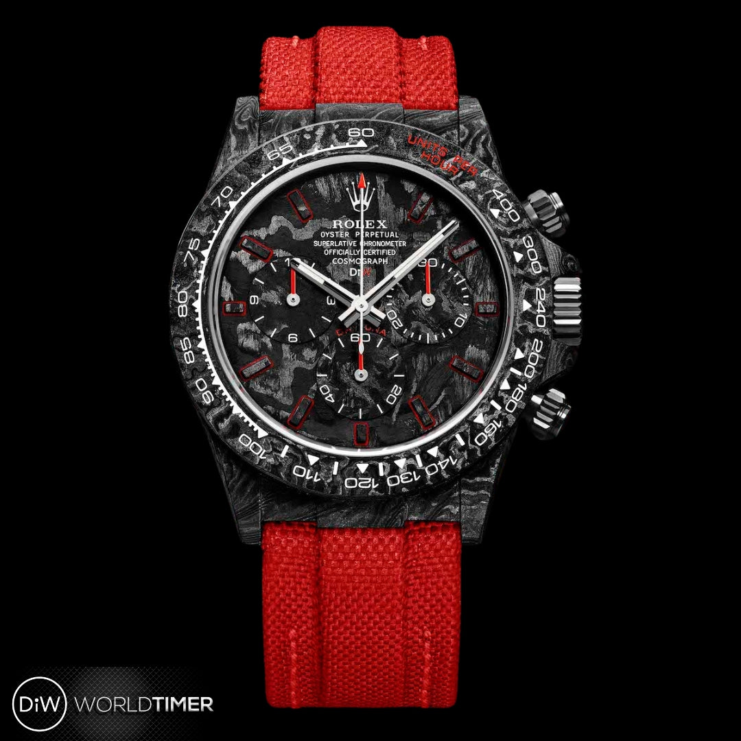 NTPT Carbon DiW Rolex Daytona RED EDITION UNIQUE Piece 碳纖 勞力士地通拿 | WORLDTIMER