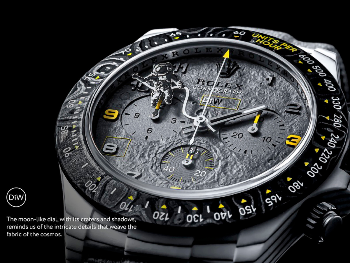 Rolex DiW Daytona "SPACE MISSION" In Quartz Fiber | WORLDTIMER