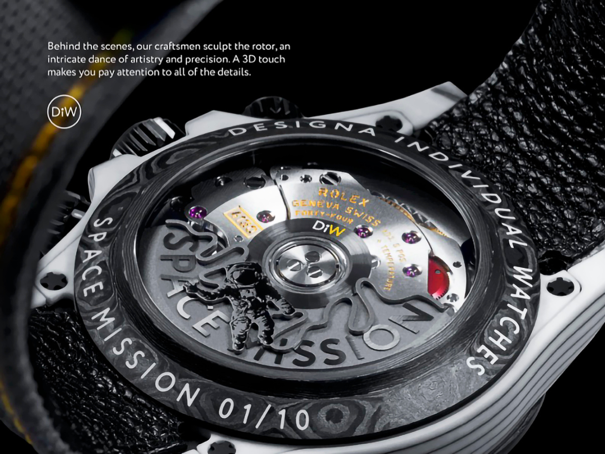 Rolex DiW Daytona "SPACE MISSION" In Quartz Fiber | WORLDTIMER