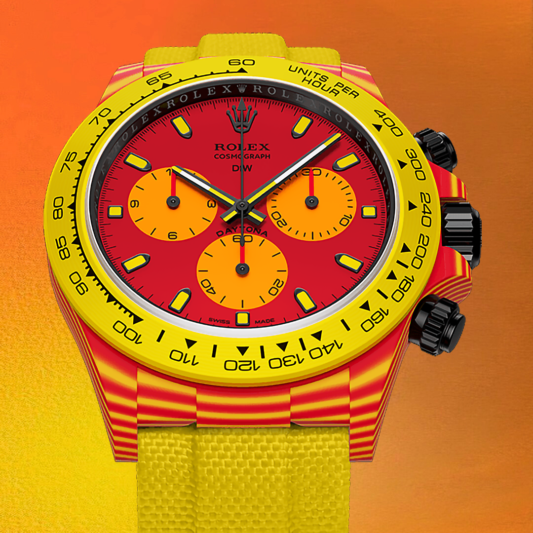 Quartz Fiber Rolex Daytona DiW VOLCANO 即將爆發的火山 勞力士 DiW 地通拿 | WORLDTIMER
