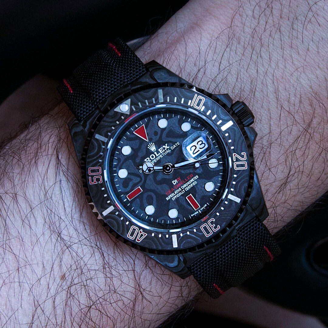 NTPT Carbon DiW Rolex Sea Dweller SPEEDSTER 勞力士 海使型 DiW | WORLDTIMER