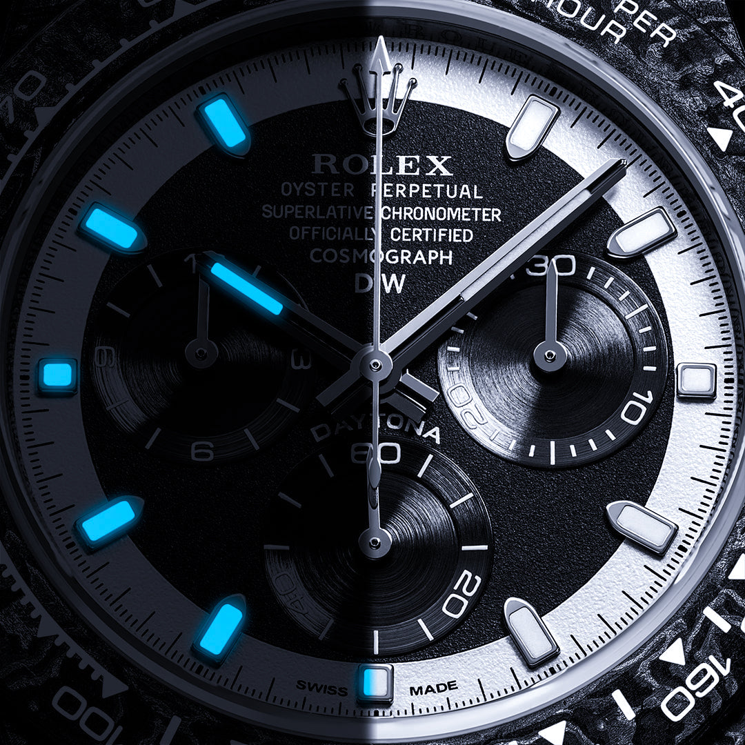 NTPT Carbon Rolex DiW Daytona CREAM INVERT 勞力士 地通拿 DiW | WORLDTIMER