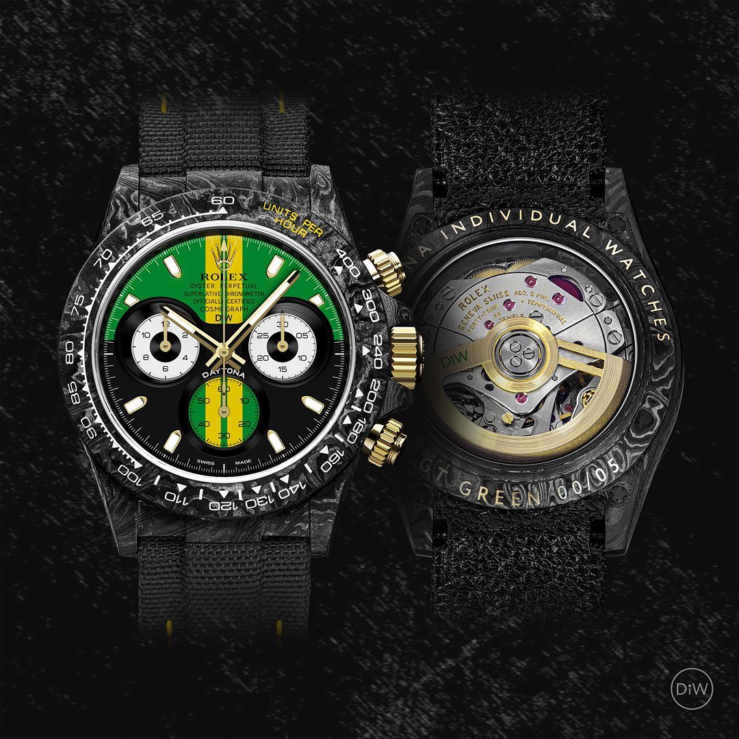 DiW Carbon Rolex Daytona "GT GREEN" 勞力士 地通拿 | WORLDTIMER