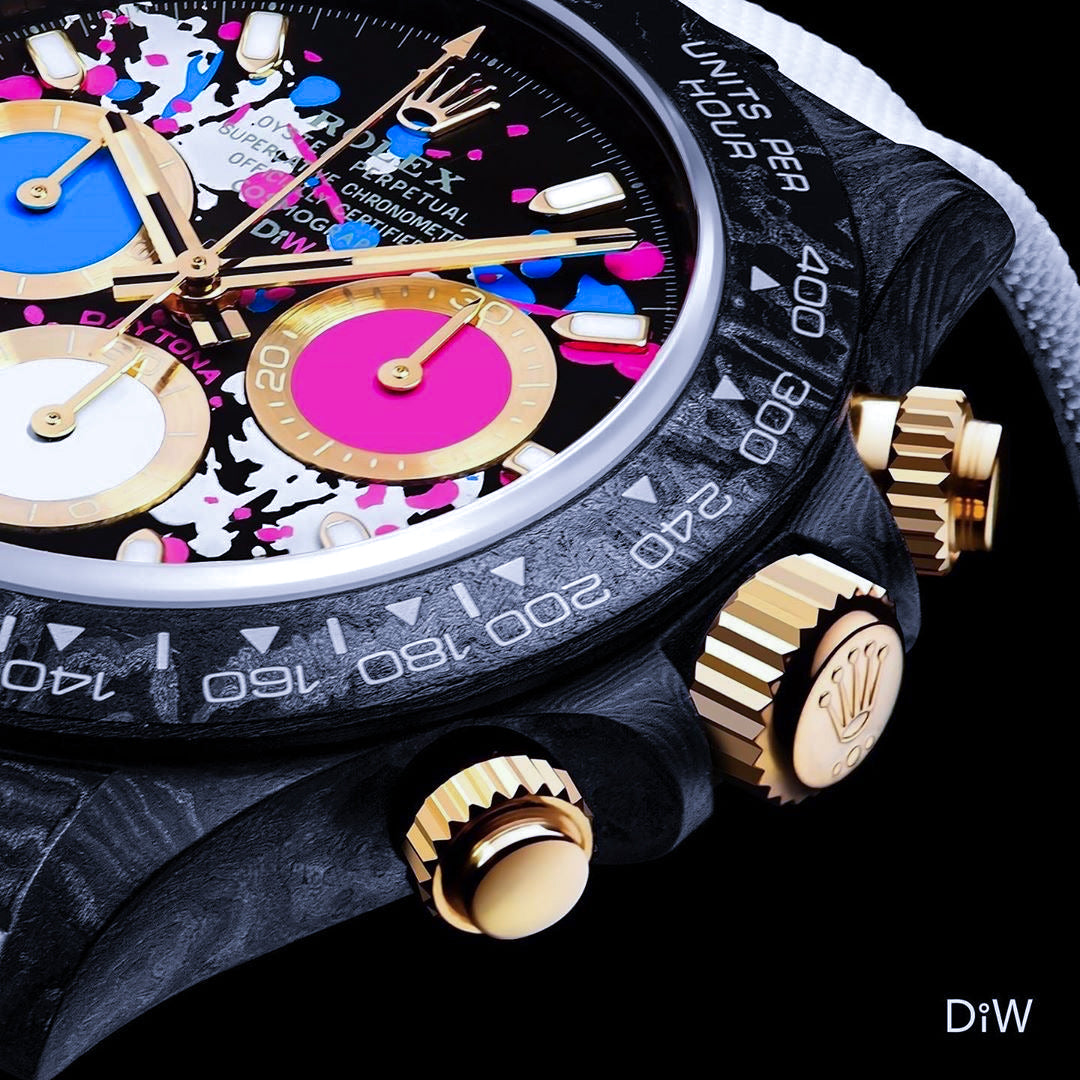 NTPT Carbon Rolex DiW Daytona MOTLEY LADY UNIQUE 勞力士 地通拿 | WORLDTIMER