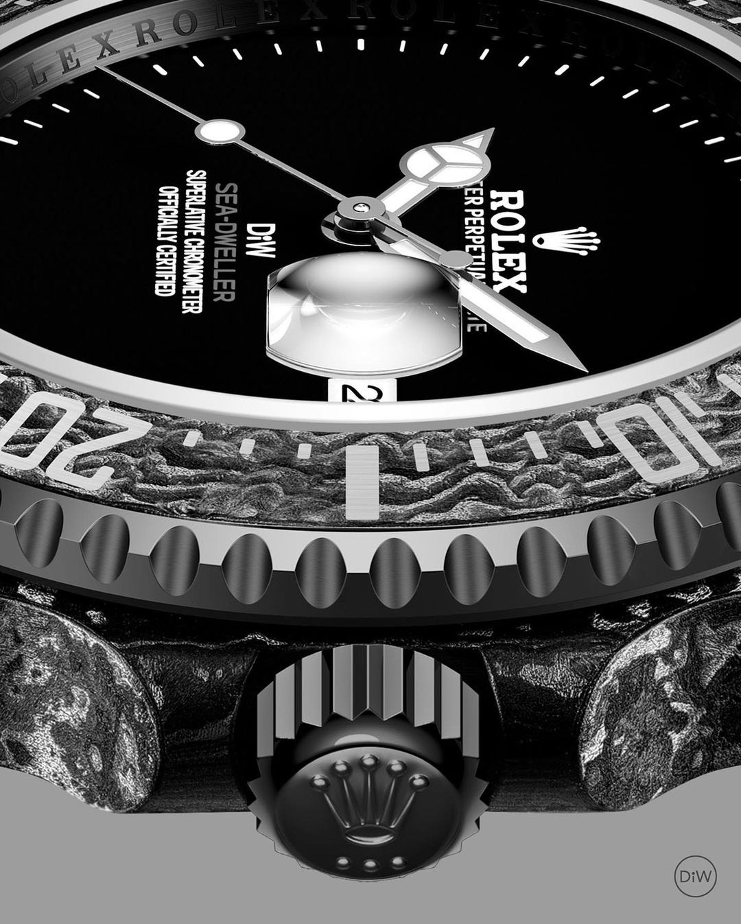 NTPT Carbon Rolex DiW Sea Dweller GHOST 勞力士 海使型 DiW | WORLDTIMER