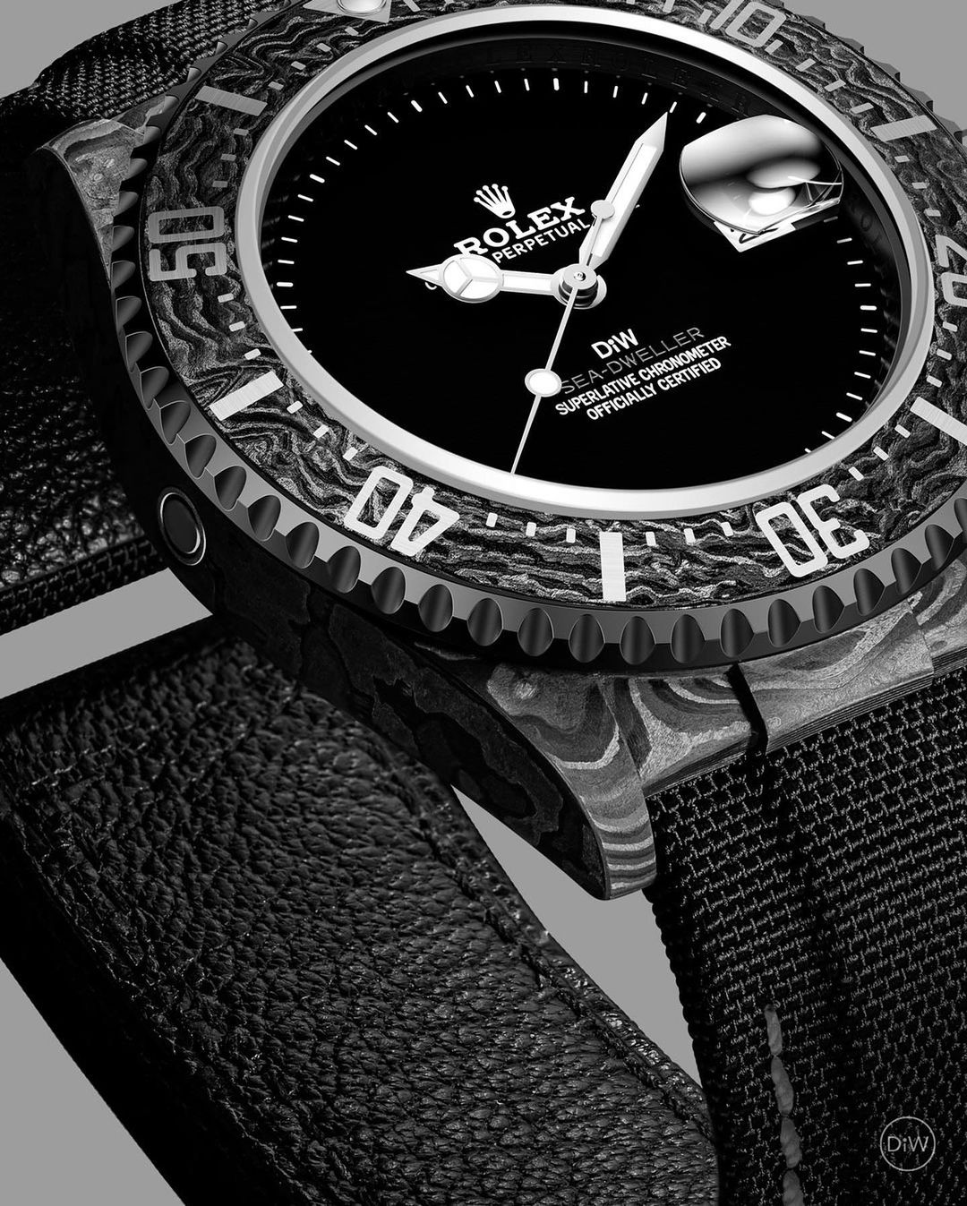 NTPT Carbon Rolex DiW Sea Dweller GHOST 勞力士 海使型 DiW | WORLDTIMER