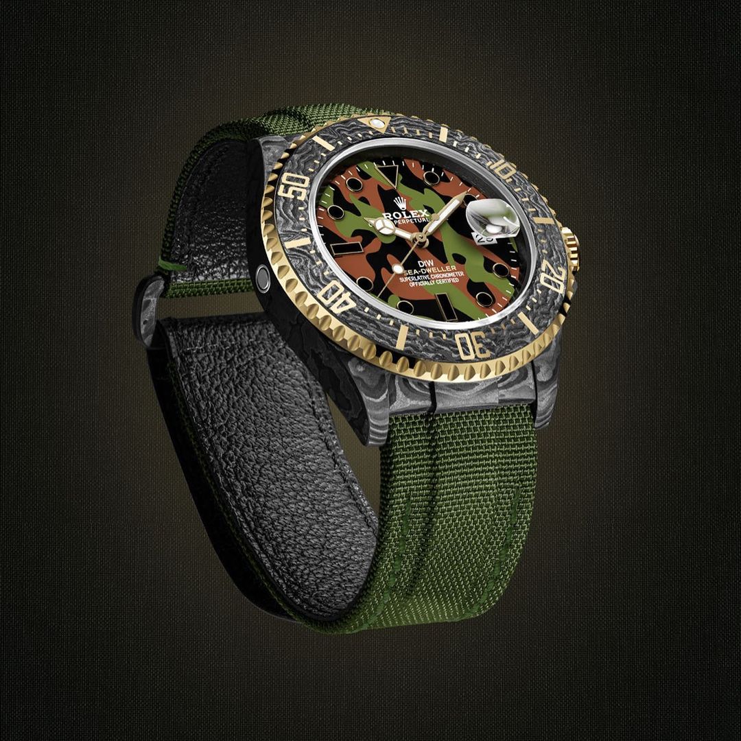 NTPT Carbon DiW Rolex Sea Dweller MILITARY 勞力士 海使型 DiW | WORLDTIMER